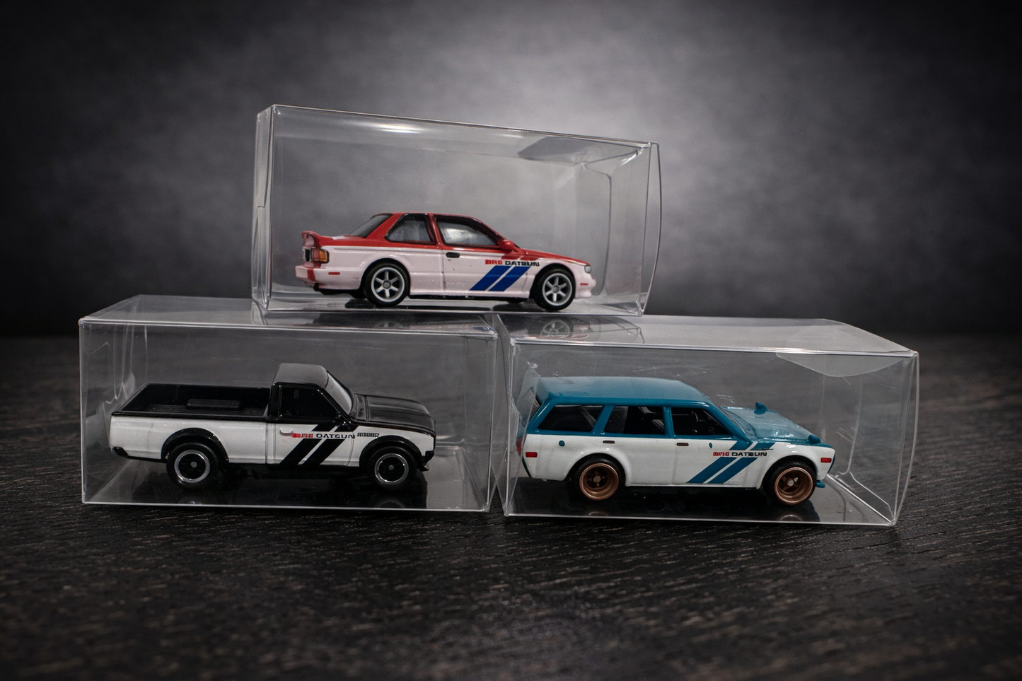 Hot wheels open car square case