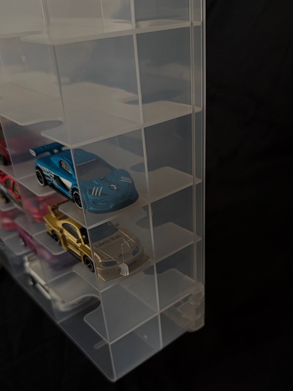 12 cases of Hot Wheels and Matchbox Open Display Case 48 Slots