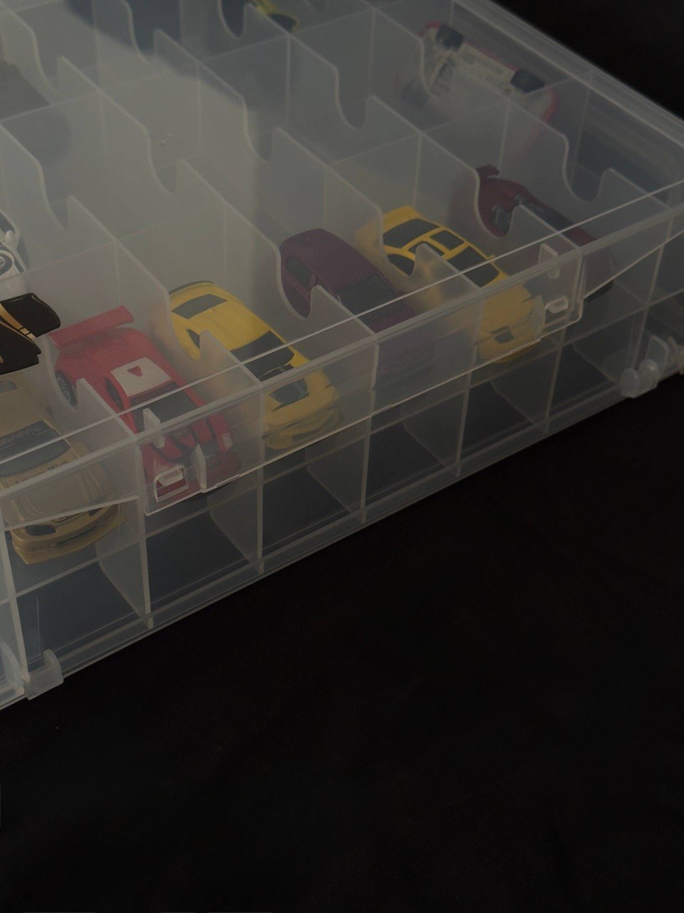 12 cases of Hot Wheels and Matchbox Open Display Case 48 Slots