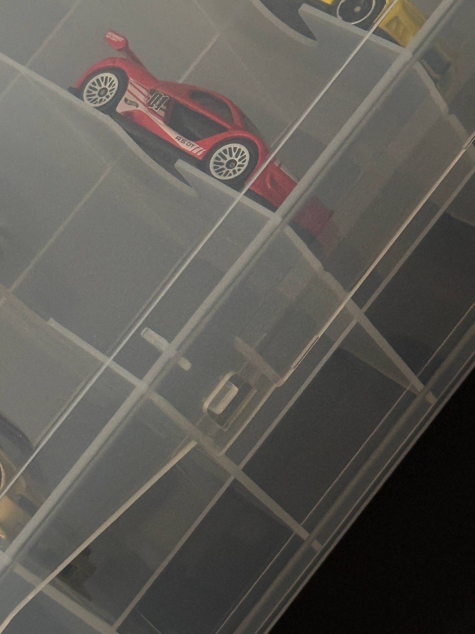 12 cases of Hot Wheels and Matchbox Open Display Case 48 Slots