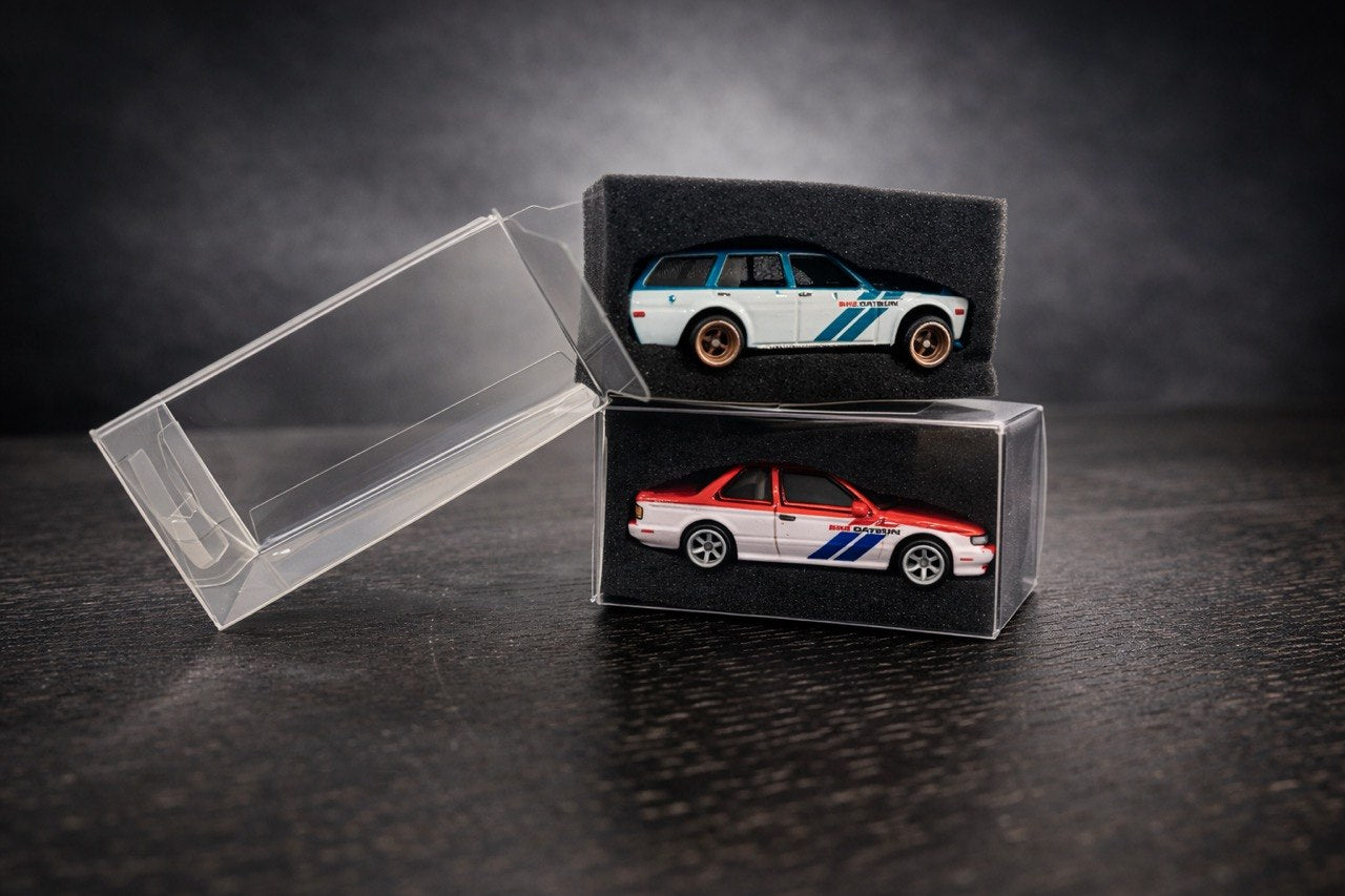 Hot wheels open car square case with foam