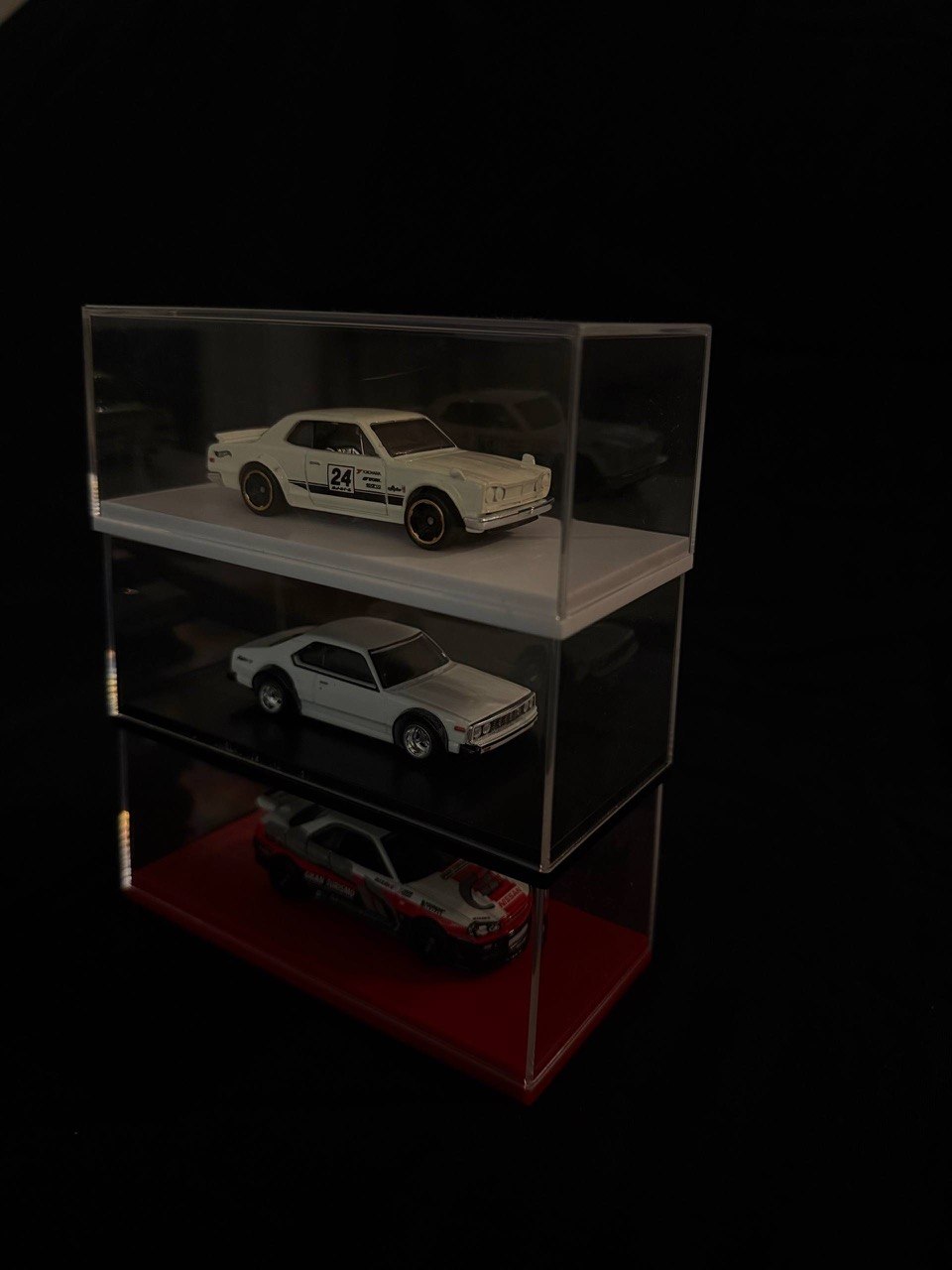 Magic Shield Clear Acrylic Display Case for 1:64 Diecast Cars – Premium Plastic Dust Cover Display Box