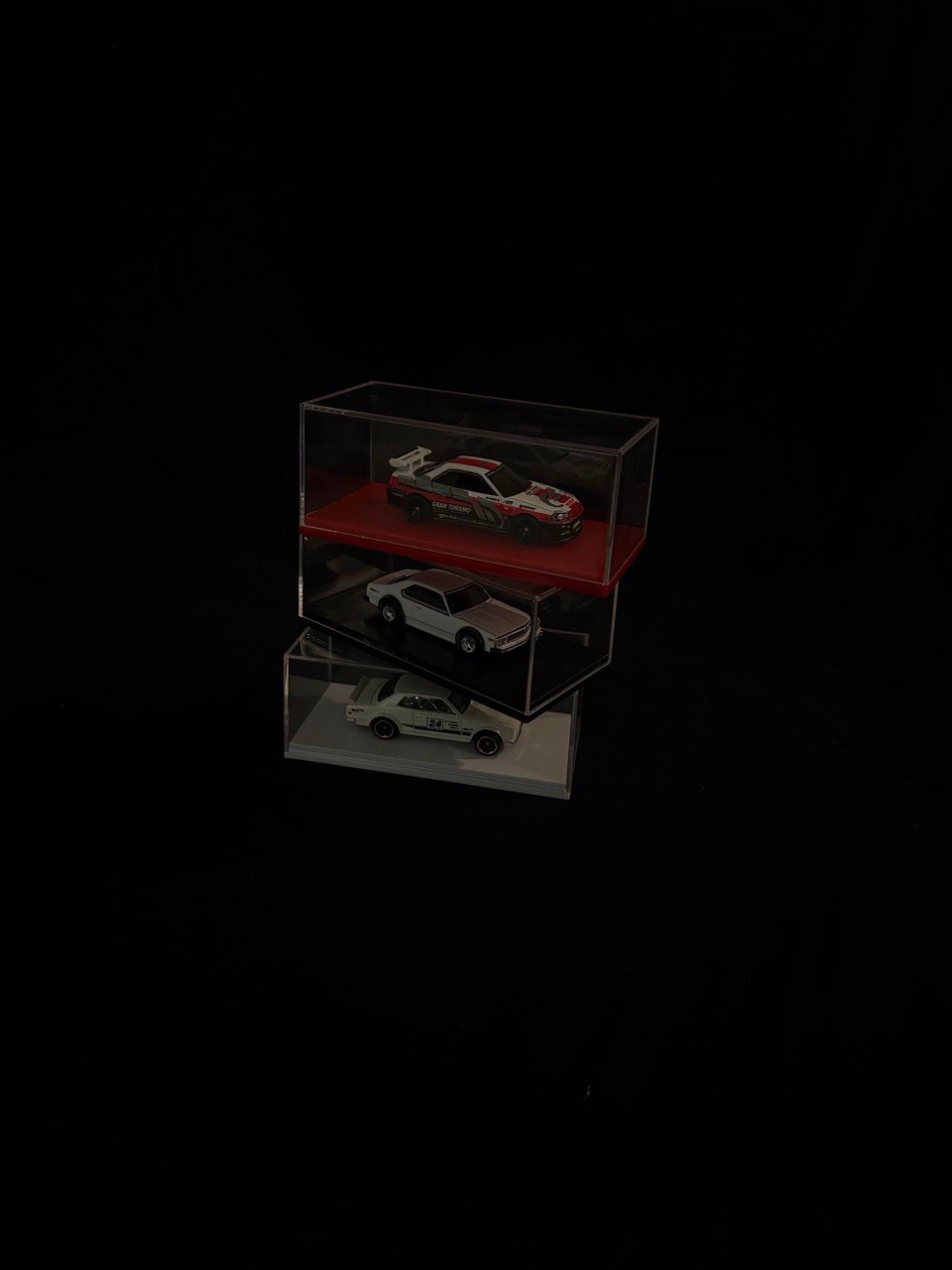 Magic Shield Clear Acrylic Display Case for 1:64 Diecast Cars – Premium Plastic Dust Cover Display Box