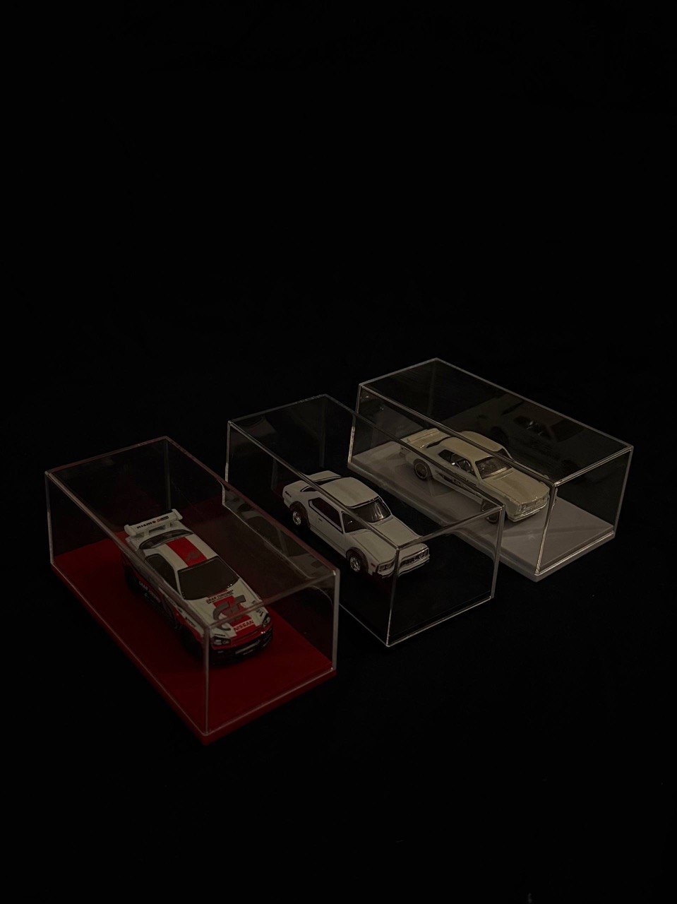 Magic Shield Clear Acrylic Display Case for 1:64 Diecast Cars – Premium Plastic Dust Cover Display Box
