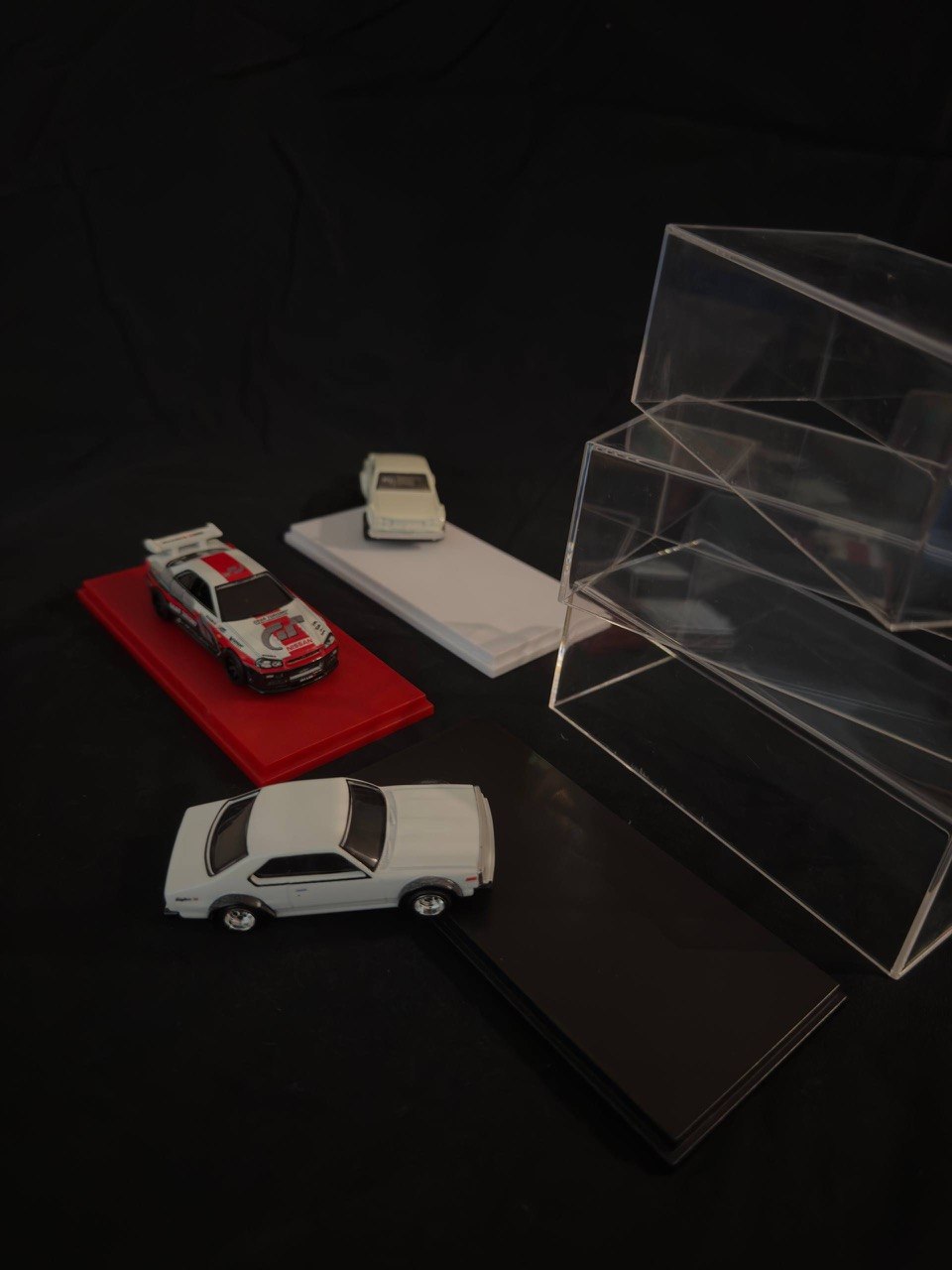 Magic Shield Clear Acrylic Display Case for 1:64 Diecast Cars – Premium Plastic Dust Cover Display Box