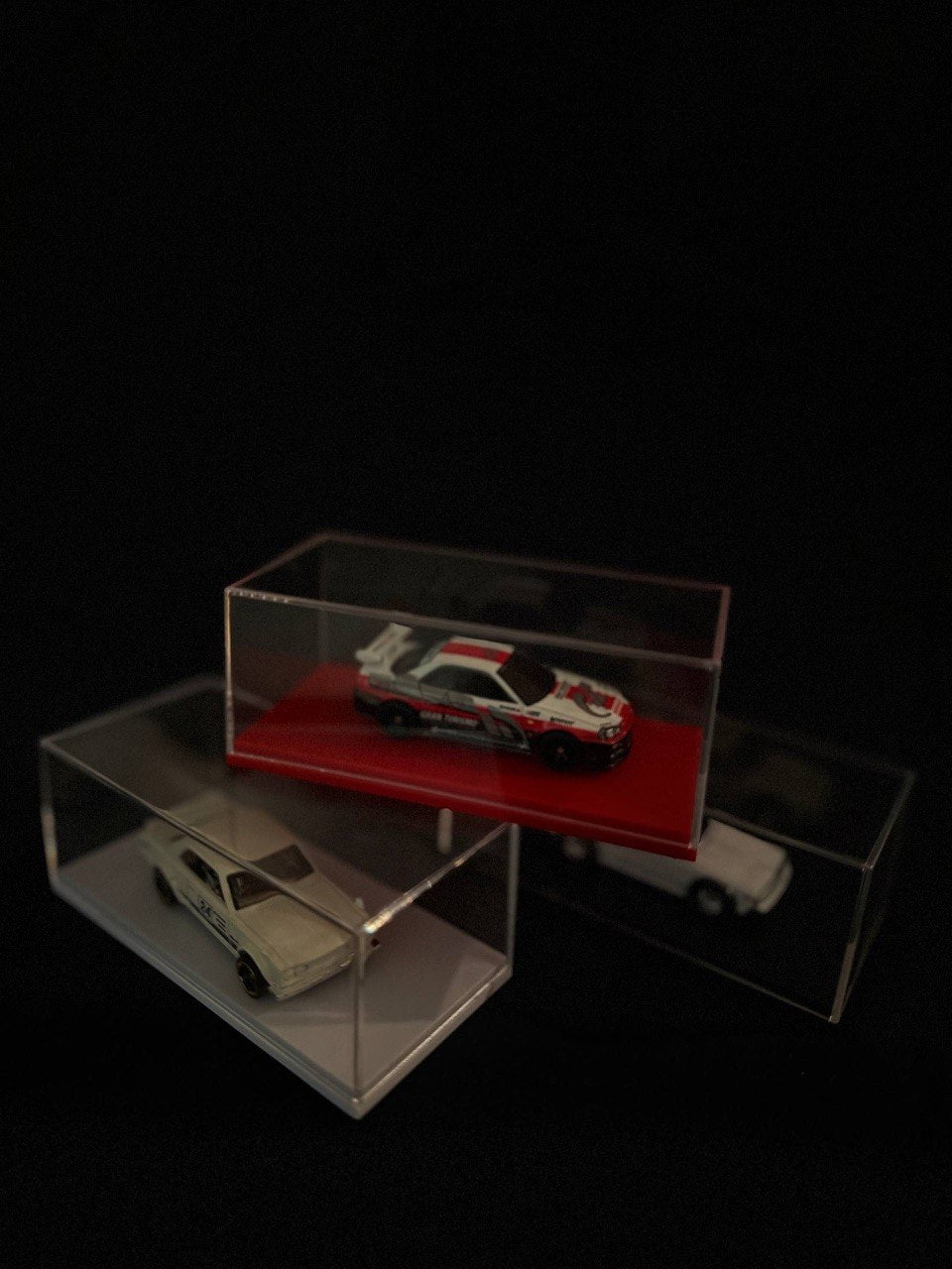 Magic Shield Clear Acrylic Display Case for 1:64 Diecast Cars – Premium Plastic Dust Cover Display Box