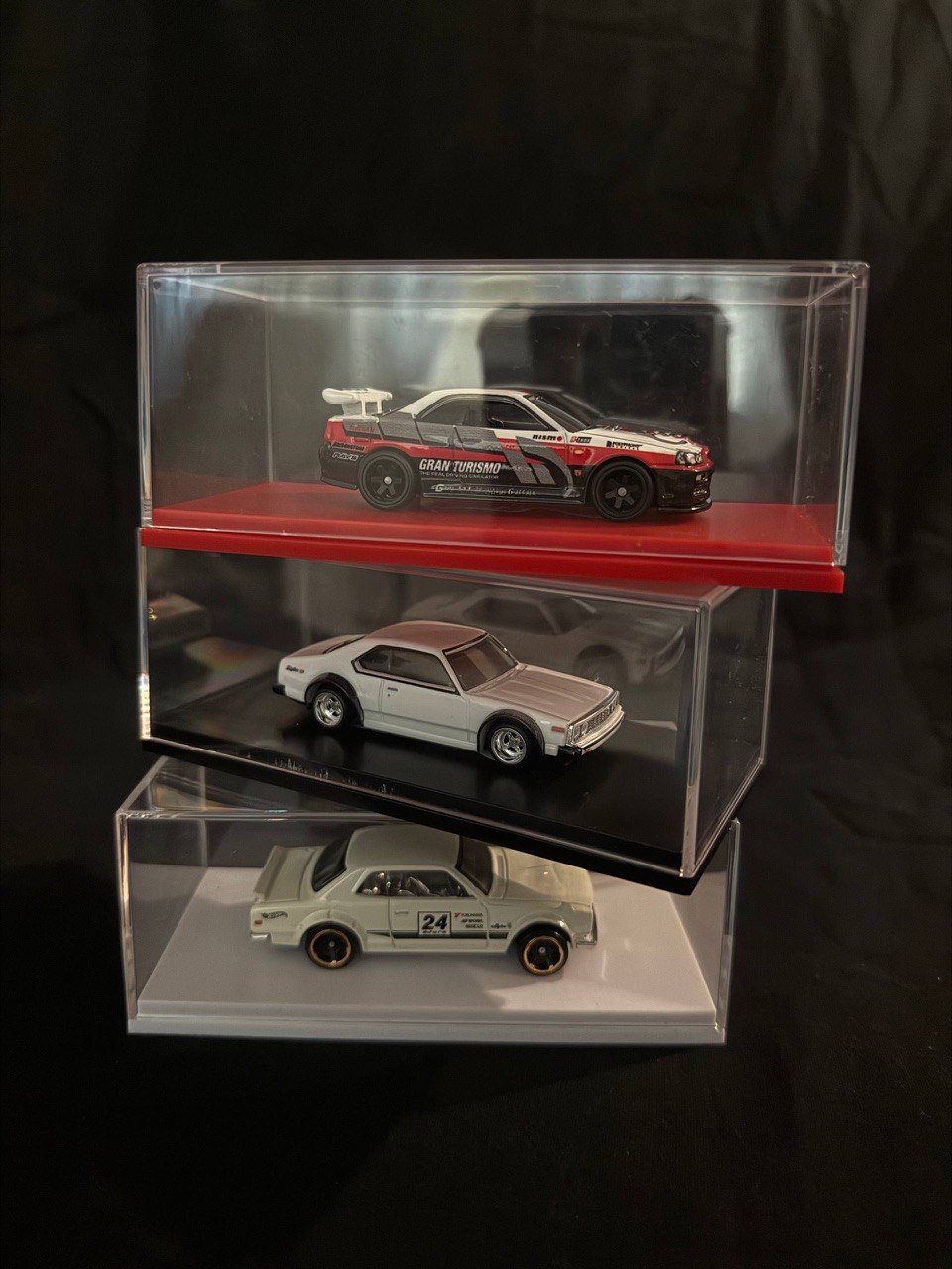 Magic Shield Clear Acrylic Display Case for 1:64 Diecast Cars – Premium Plastic Dust Cover Display Box